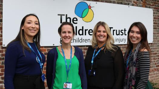 Our corporate partnerships team, left to right, Georgia, Vanessa, Jane and Ruth