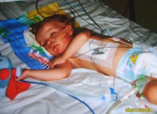 Daisy: young girl lying in a hospital bed