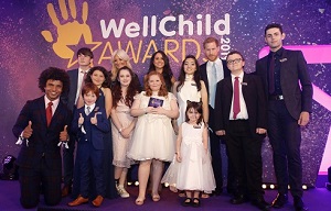 Emilie with Wellchild award winners