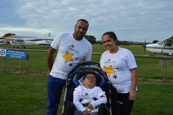 Kai and family at Skydive 