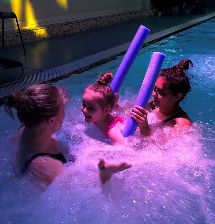 Mollie in a Hydrotherapy session