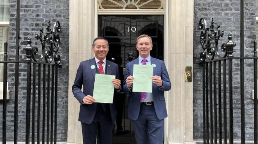 Dalton Leong and Chris Bryant MP