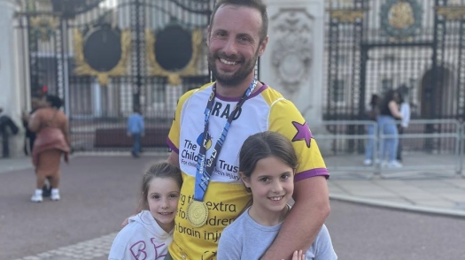 Supporter Bradley who joined our London Marathon fundraising team