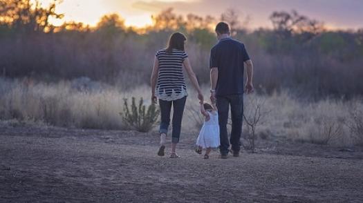 Family outside