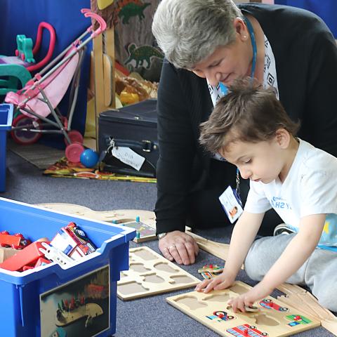 Elaine with Matthew