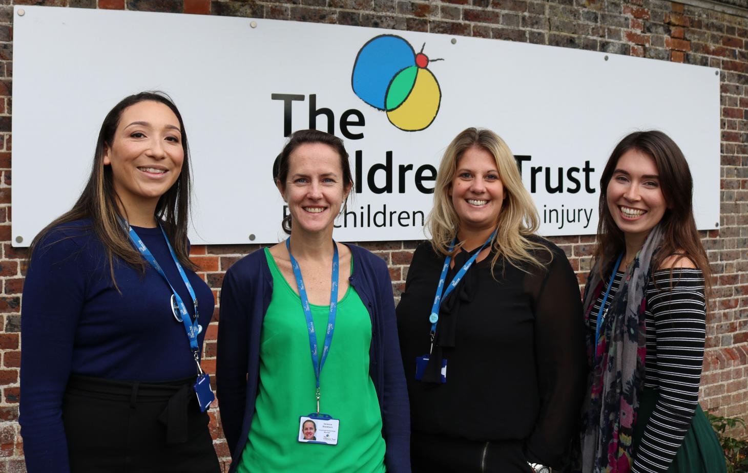 Our corporate partnerships team, left to right, Georgia, Vanessa, Jane and Ruth