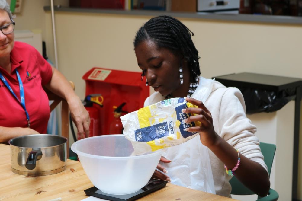 Brittney baking