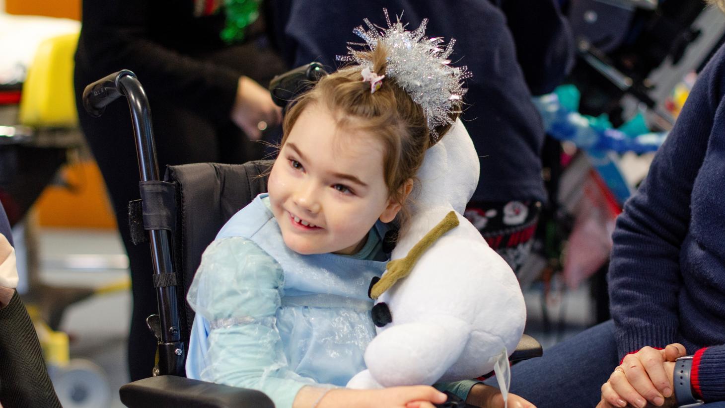 Olivia at the School Christmas play