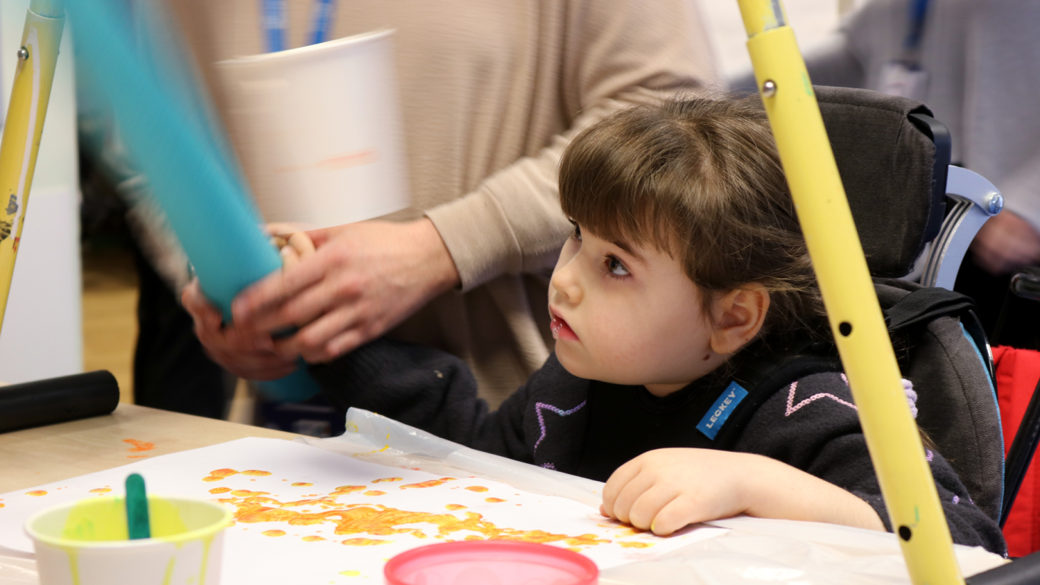 Olivia at our Accessible Arts Day 