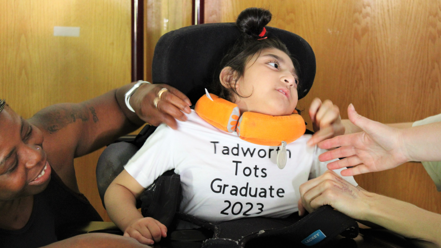 Amal graduating from Tadworth Tots