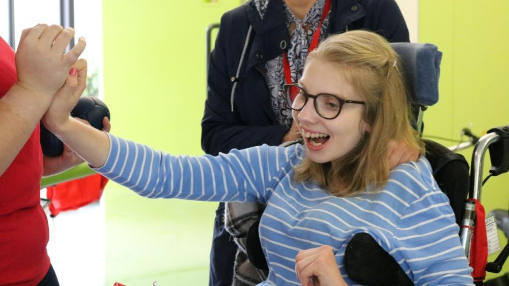 Hanna at National Boccia Day