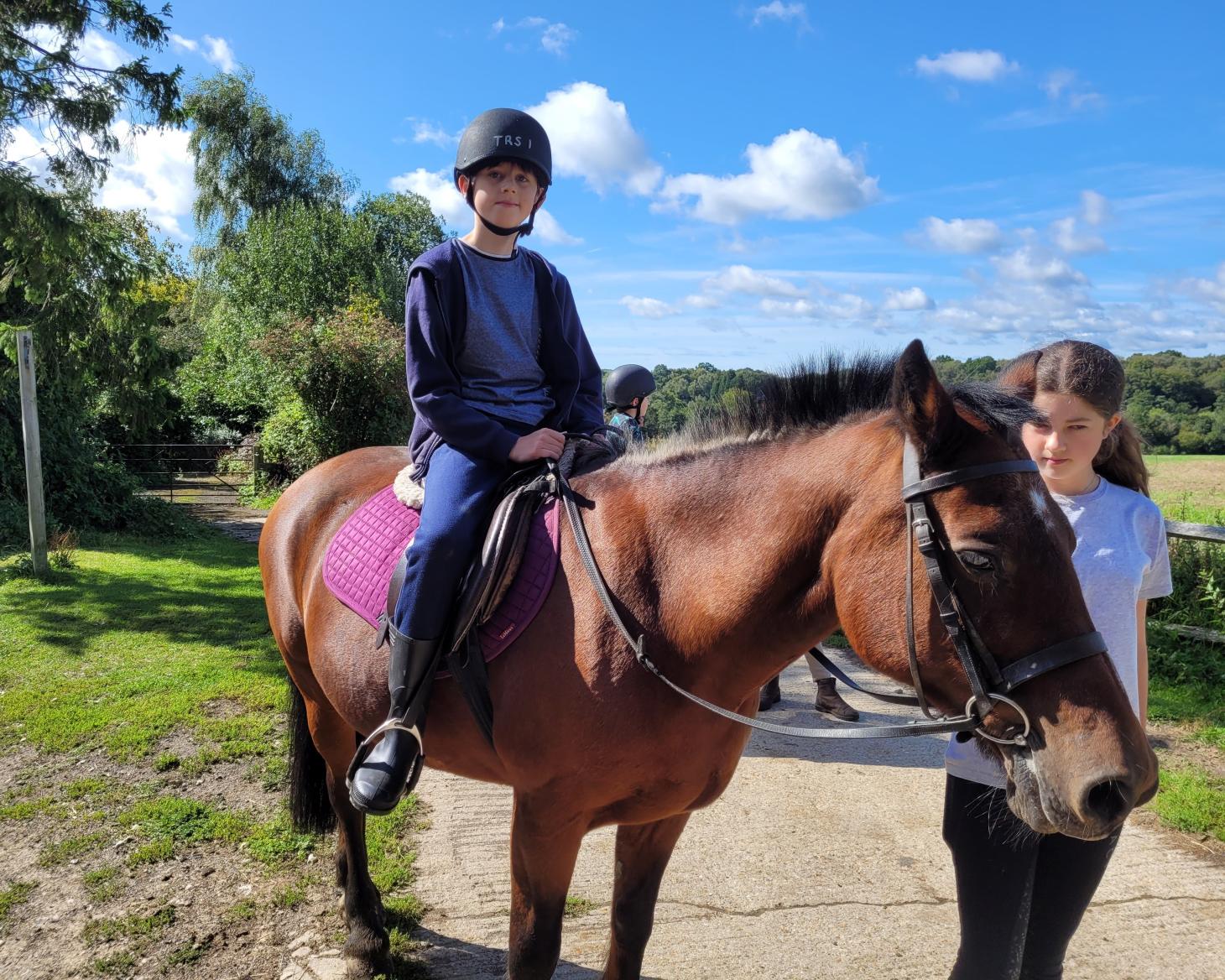 Jack riding a horse