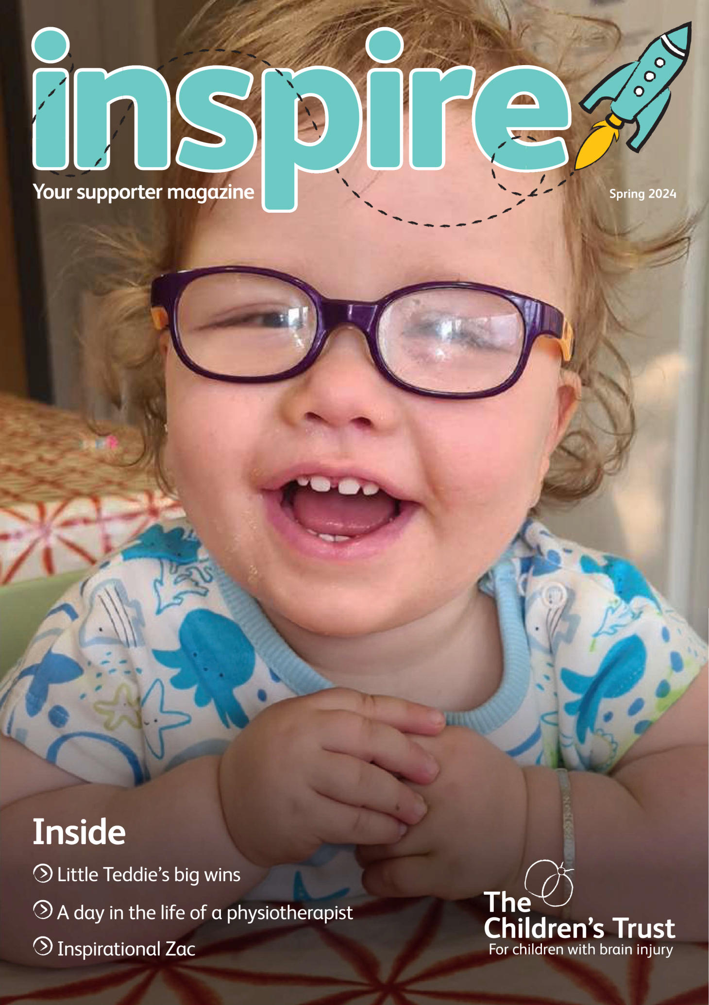 Front cover of inspire magazine Spring 2024