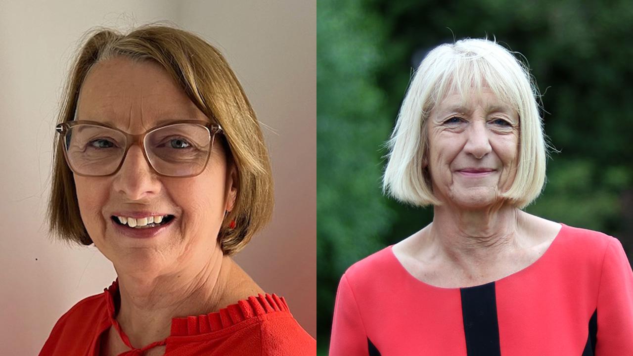 Trustees Helen Hewitt and Helen Farmer