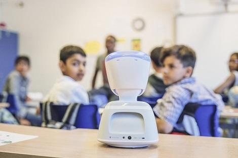Robot in classroom