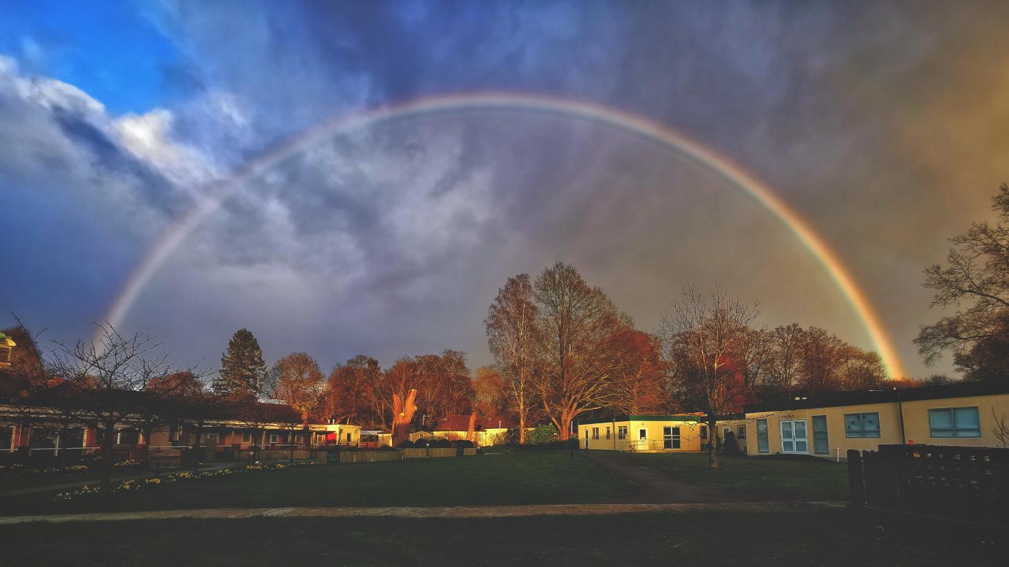 Rainbow over TCT site