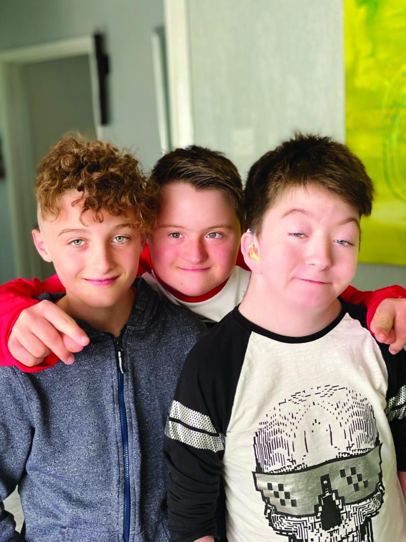 Ellis with friends