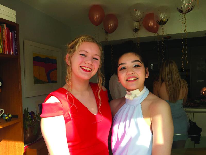 Emilie at prom