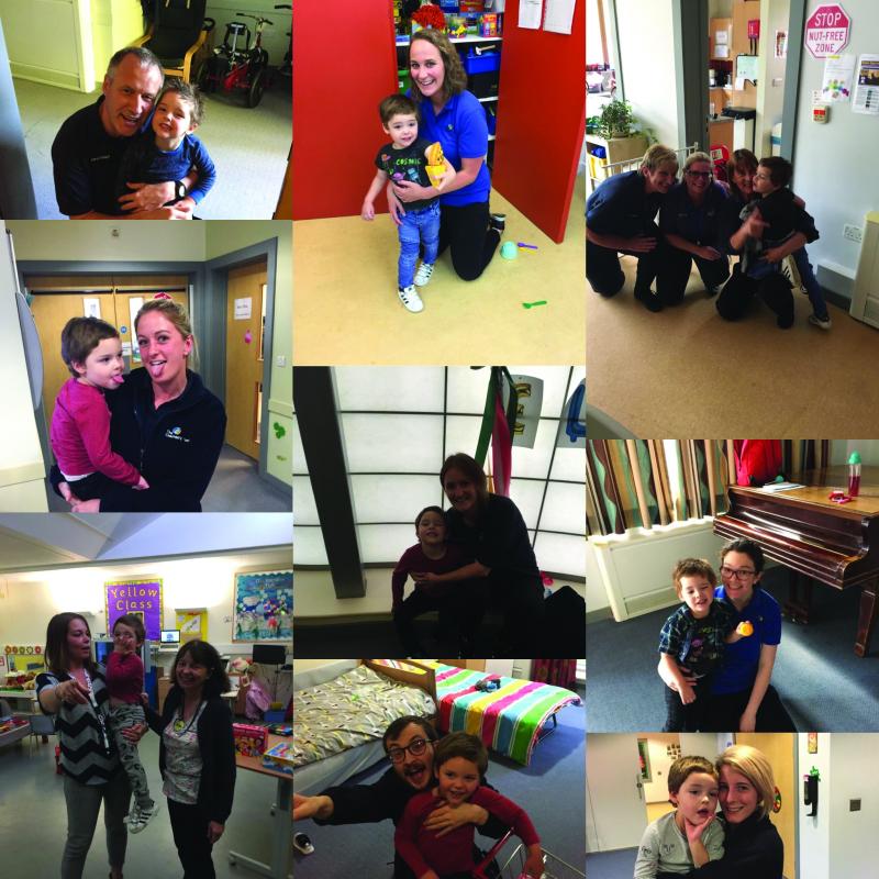 Ezra with staff on Maple house