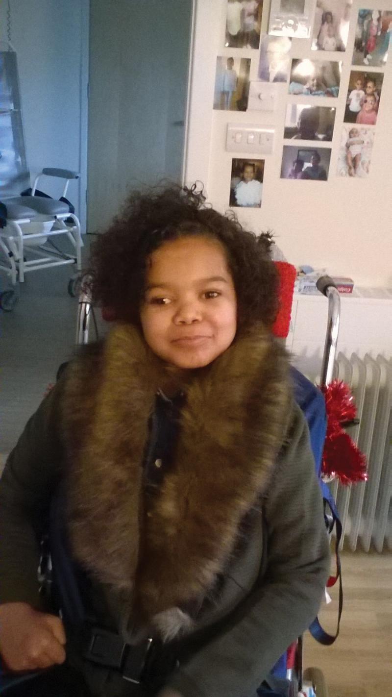 Jadae back at home