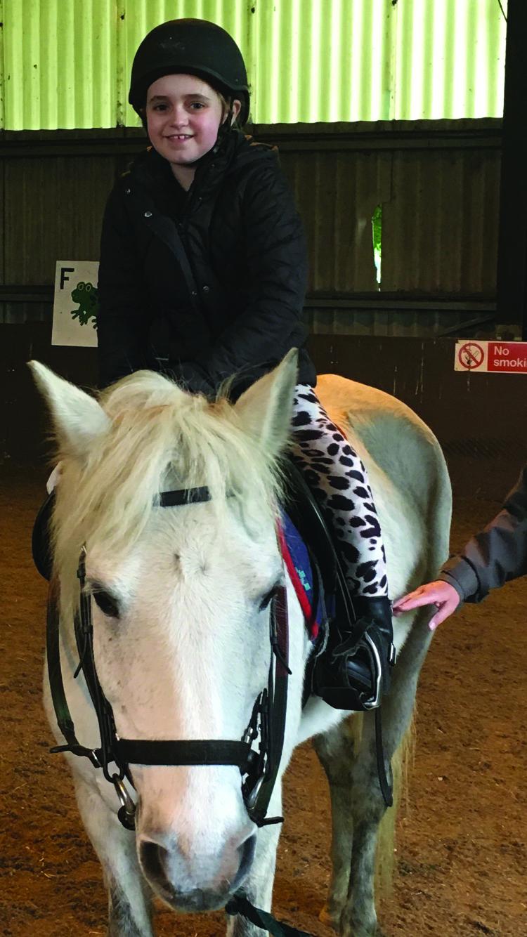 Jasmine horseriding