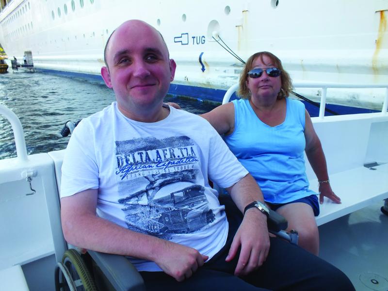 Kai on a cruise