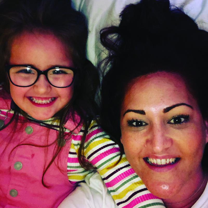 Mollie and her mum