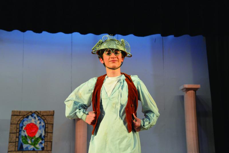 Tommy in a school theatre show 