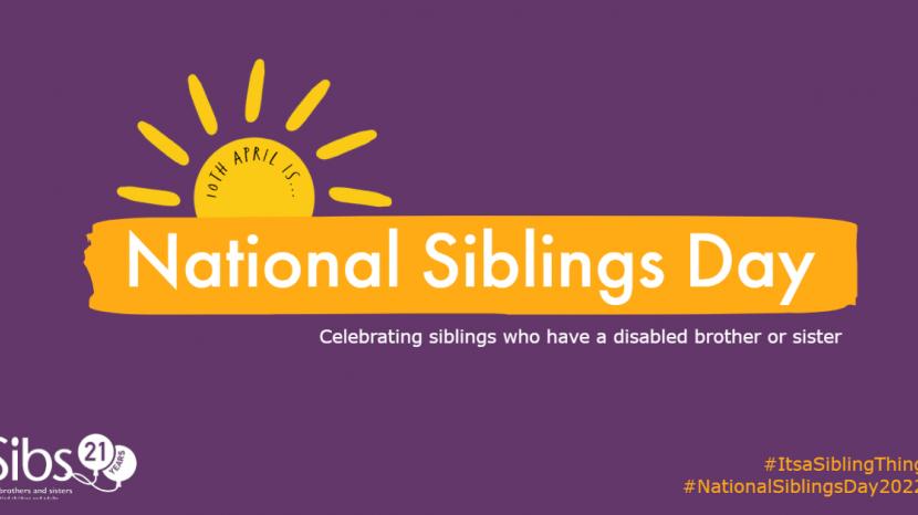 National Siblings Day sunshine logo #ItsaSiblingThing