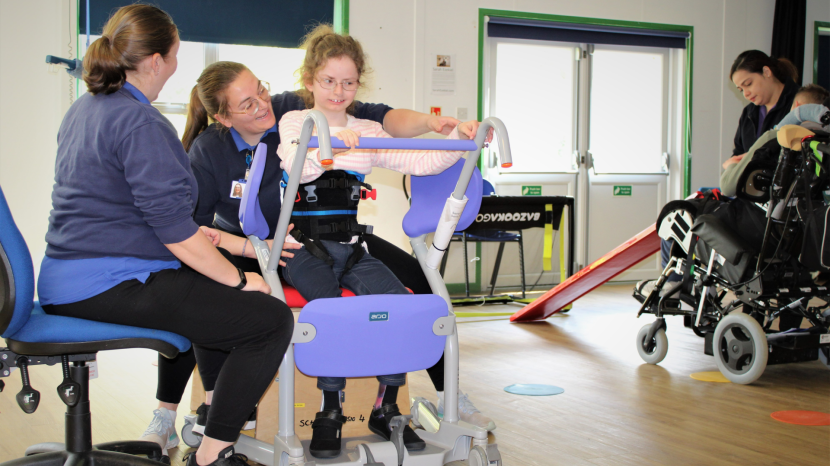 Laura at a Physical health and Activity session