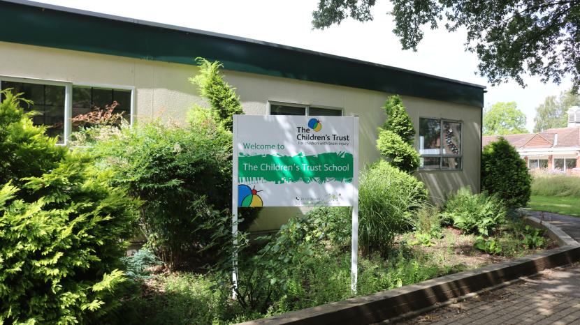 The front of the Children's Trust School