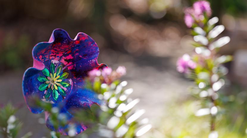 Spring artwork and flowers