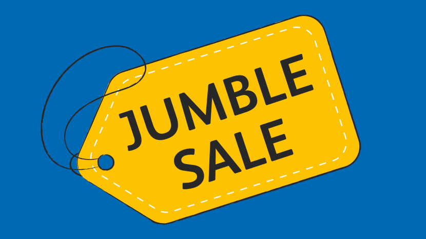 Jumble sale tag