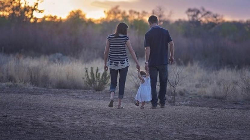 Family outside