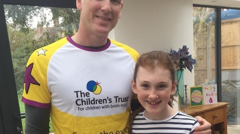 Richard Walker smiles with his daughter Connie